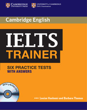 IELTS TRAINER  PRACTICE TESTS W/K+CD(3)*