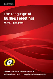 LANG OF BUSINESS MEETINGS