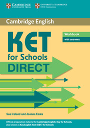KET FOR SCHOOLS DIRECT WB W/K*