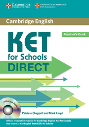 KET FOR SCHOOLS DIRECT TB +CLASS CD*