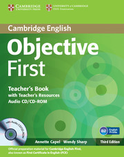 OBJECTIVE FIRST 3/E TB +CD/CD-ROM*