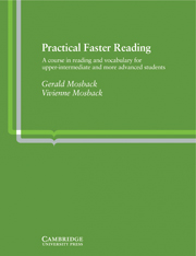 PRACTICAL FASTER READING (INT/ADV)