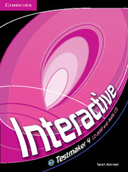 INTERACTIVE 4 TESTMAKER CD/CD-ROM