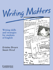 WRITING MATTERS (PRE-INT/INT)