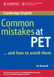 COMMON MISTAKES AT 2 PET