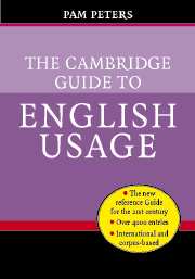 CAMBR GUIDE TO ENGLISH USAGE HB