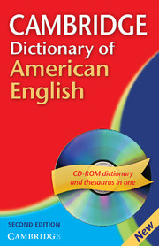 CAMBR DICT OF AMERICAN ENG 2/E +CD-ROM*