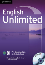ENG UNLIMITED 2 PRE-INT B1 WB +DVD-ROM*