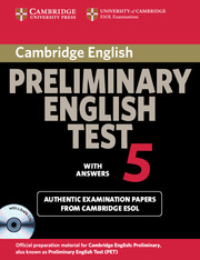 CAMBR PRELIM ENG TEST 5 SB W/K +CD(2)*