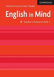 ENG IN MIND 1 TEACH RES PACK*