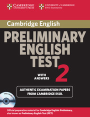 CAMBR PRELIM ENG TEST 2 SB W/K +CD*