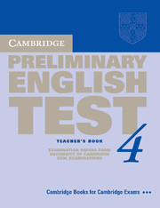 CAMBR PRELIM ENG TEST 4 TB*