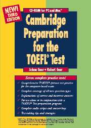 CAMBR PREP FOR TOEFL TEST 3/E CD-ROM *
