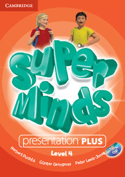 SUPER MINDS 4 PRESENT PLUS DVD-ROM*