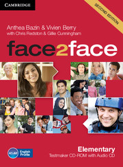 FACE 2 FACE  NEW 1 ELEM TEST CD/CD-R 2E