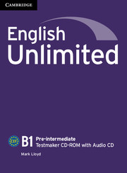 ENG UNLIMITED 2 PRE-INT B1 TEST CD/CD-R*