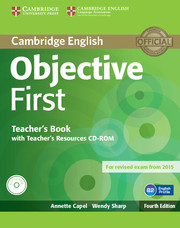 OBJECTIVE FIRST  4/E TB +TEACH RES CD-R