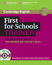 FIRST FOR SCHOOLS TRAINER W/K+CD(3)*