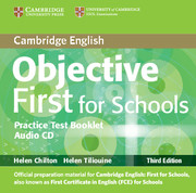 OBJECTIVE FIRST 3/E FOR SCH SB+TEST-K+C*