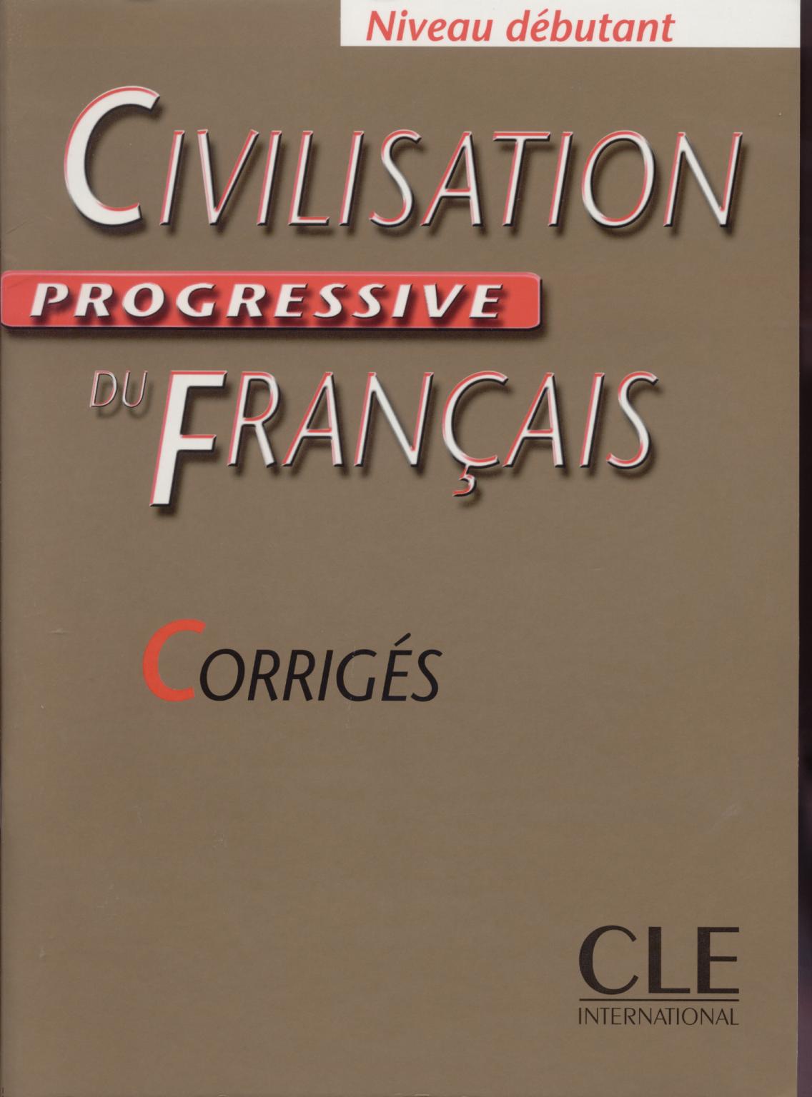 CIVILISATION PROGR FRANC 1 DEB COR*